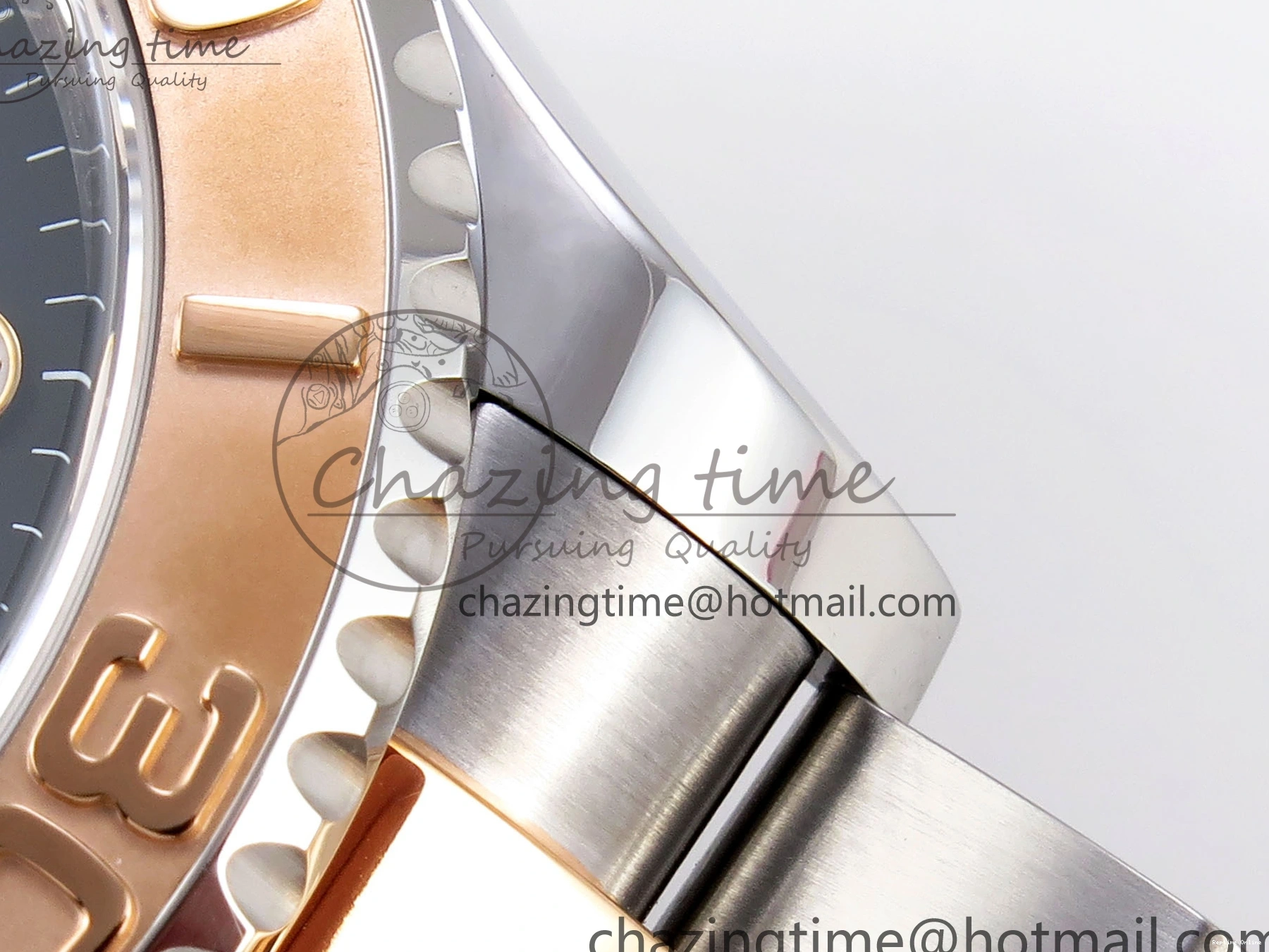 0413 UrbanChic Yacht-Master 126621 SS RG 904L Steel VSF 1:1 Best Edition Black Dial on SS RG Bracelet VS 1860